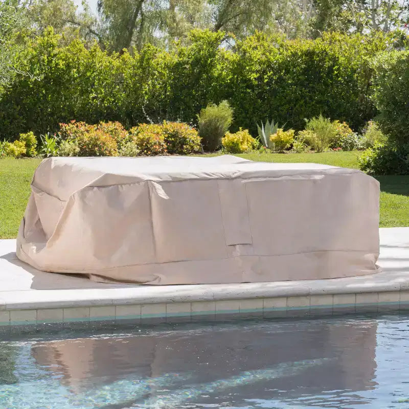 Puerta 4pc Wicker Chat Set & Cover: Steel Frame, Weather-Resistant, Includes Cushions - Christopher Knight Home