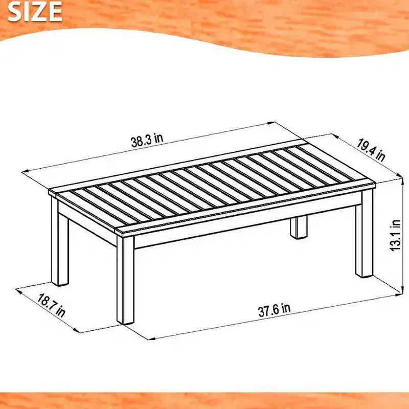 Murano 4pc Eucalyptus Wood Patio Conversation Set Navy - International Home Miami: Outdoor Seating, Weather-Resistant