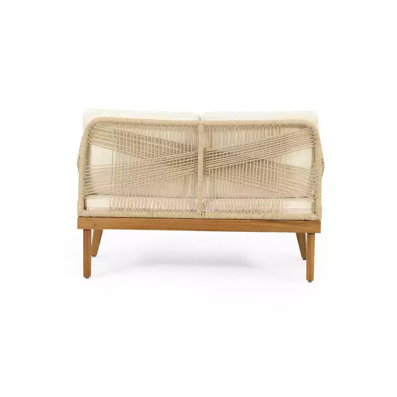 4pc Annisa Outdoor Acacia Wood Set with Cushion: Weather-Resistant, UV Protection - Christopher Knight Home