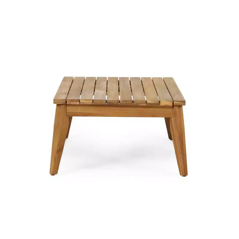 4pc Annisa Outdoor Acacia Wood Set with Cushion: Weather-Resistant, UV Protection - Christopher Knight Home
