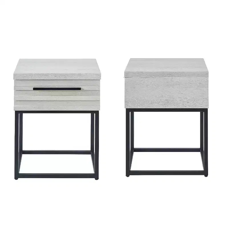 Findlay 3-Piece Bedroom Set, Plush 3D Upholstered Bed with 2 Nightstands
