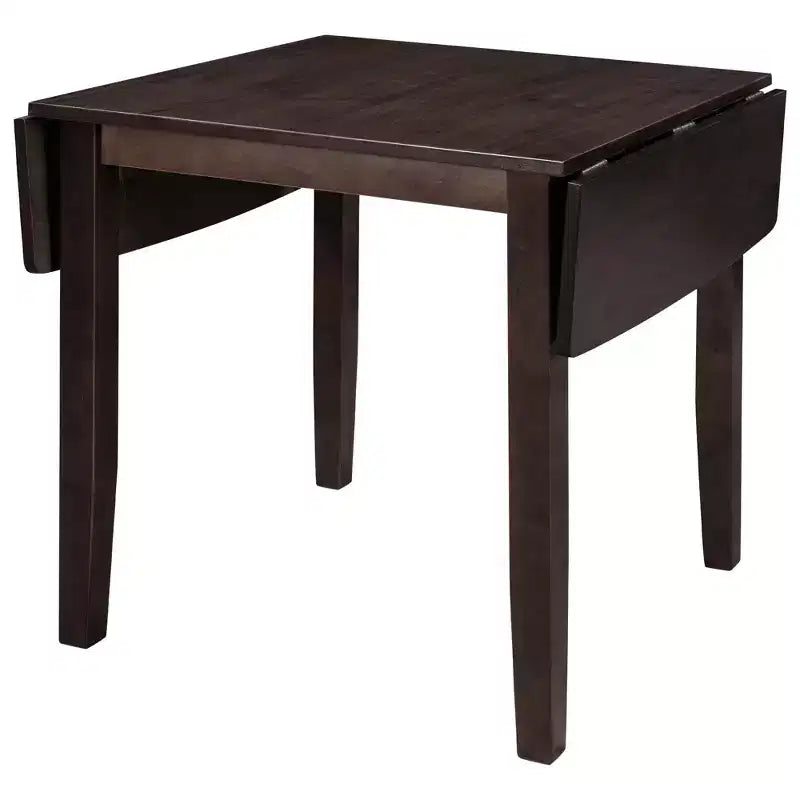 Ensemble de salle à manger Whisen 3 pièces avec table pliante en bois et 2 chaises à dossier en X