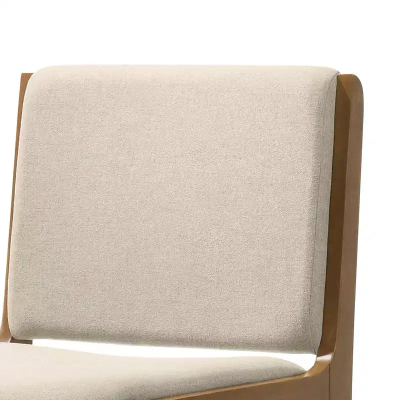 Christopher Knight Home Solace 5-Piece Mid-Century Modern Fabric and Rubberwood Dining Set