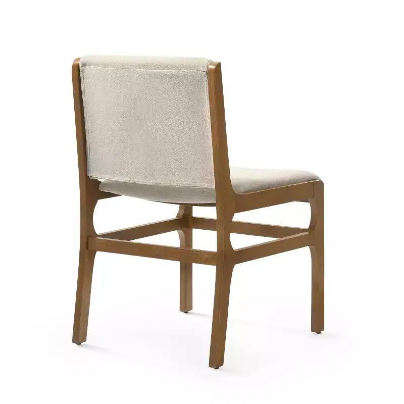 Christopher Knight Home Solace 5-Piece Mid-Century Modern Fabric and Rubberwood Dining Set