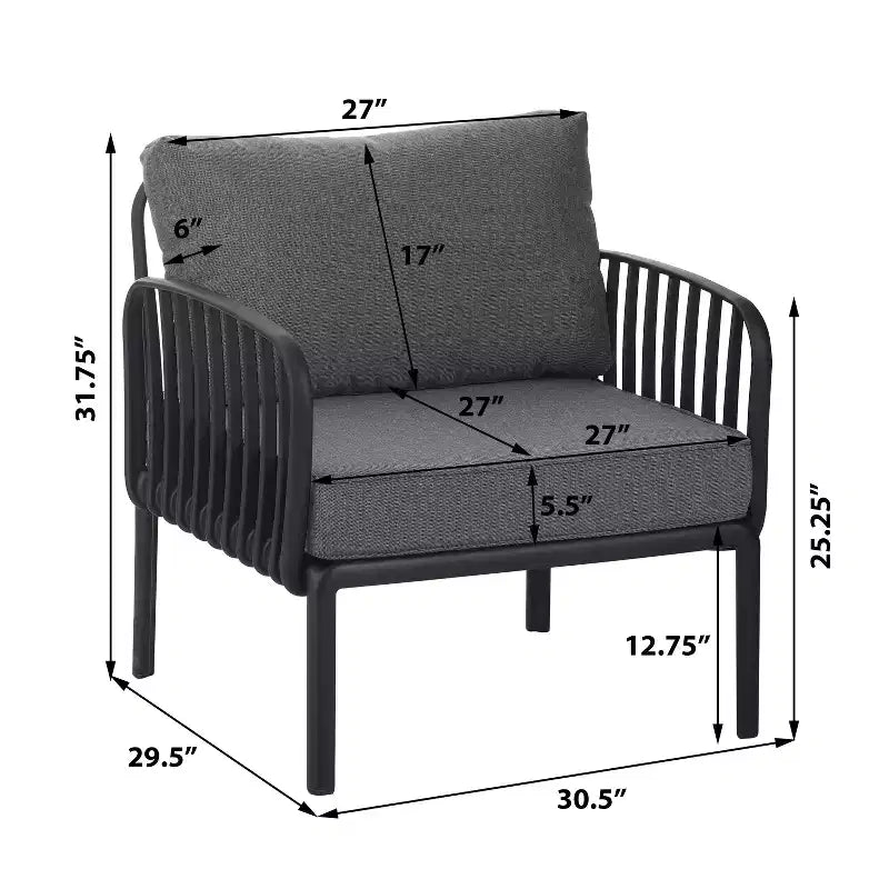 Christopher Knight Home Leah 4 Seater Outdoor Plastic and Glass Conversation Sets with Cushions