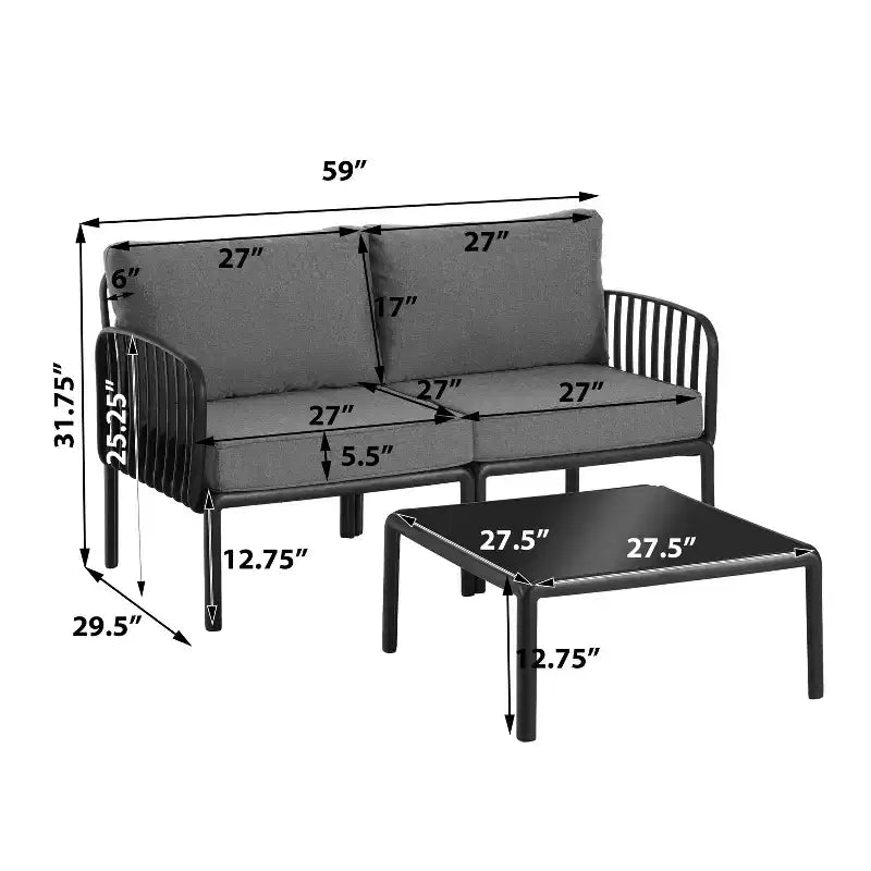 Christopher Knight Home Leah 4 Seater Outdoor Plastic and Glass Conversation Sets with Cushions