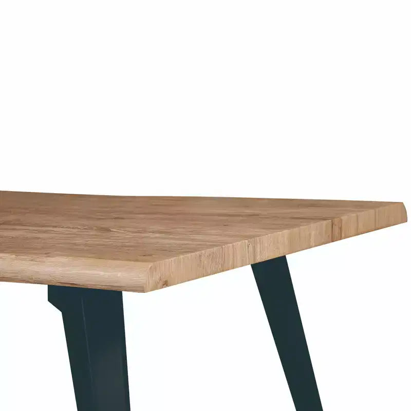 LeisureMod Ravenna 7-pc Dining Set, 63 Rectangular Table and 6 Ervilla Chairs