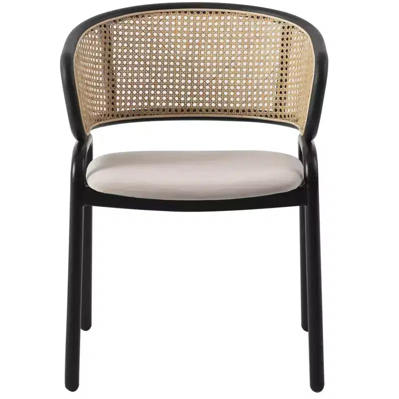 LeisureMod Ravenna 7-pc Dining Set, 63 Rectangular Table and 6 Ervilla Chairs