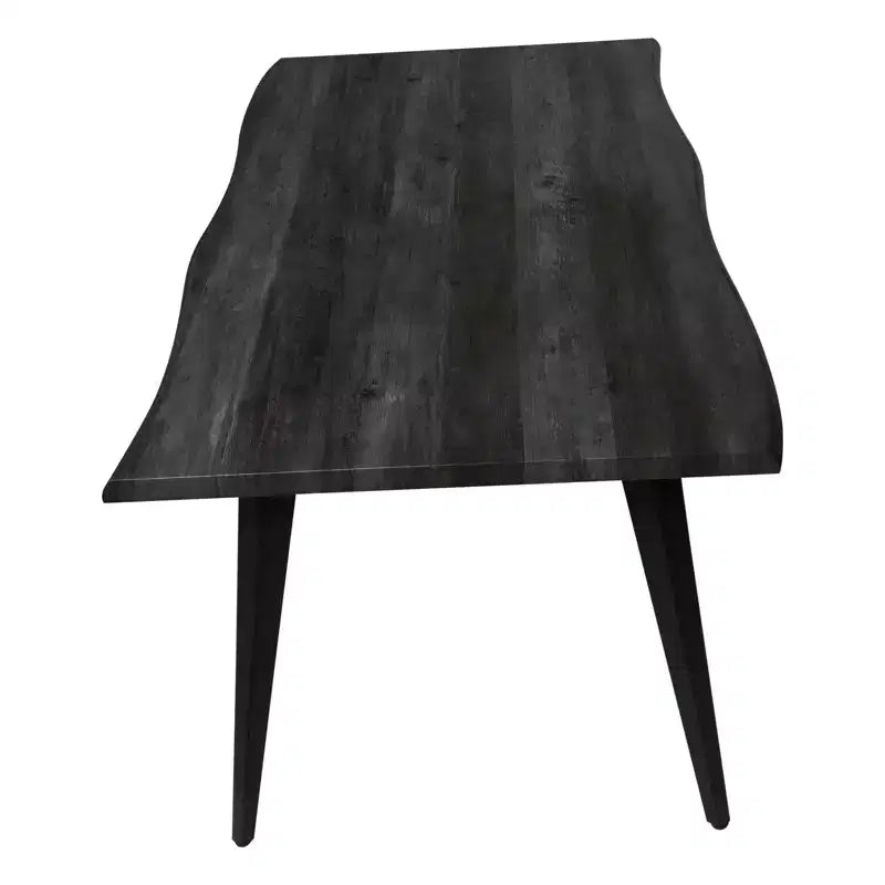 LeisureMod Ravenna 7-pc Dining Set, 63 Rectangular Table and 6 Ervilla Chairs