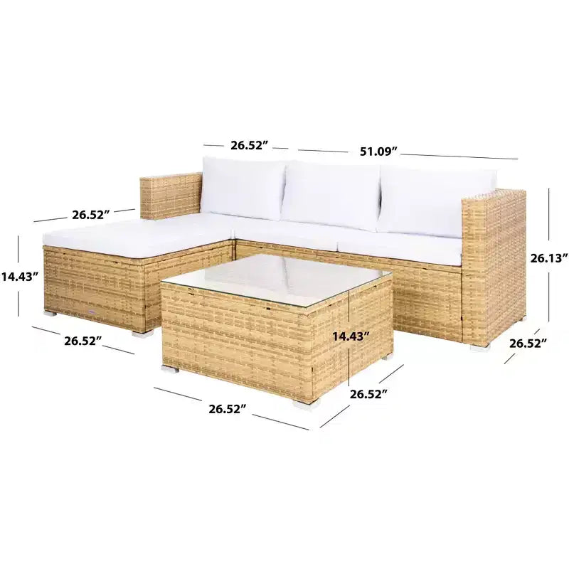 Madalina Living Set - Indoor/Outdoor - PAT7509 - Safavieh