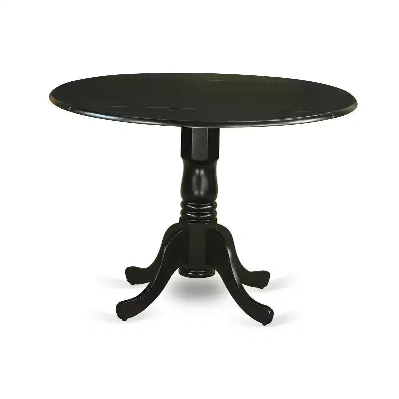 HomeStock Table de cuisine pliante ronde avec 4 chaises