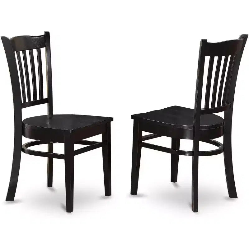 HomeStock Table de cuisine pliante ronde avec 4 chaises
