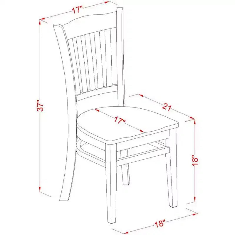 HomeStock Table de cuisine pliante ronde avec 4 chaises