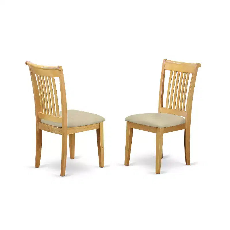 HomeStock 5 Piece Dinette Set Linen Fabric Chairs Kitchen Dining Set