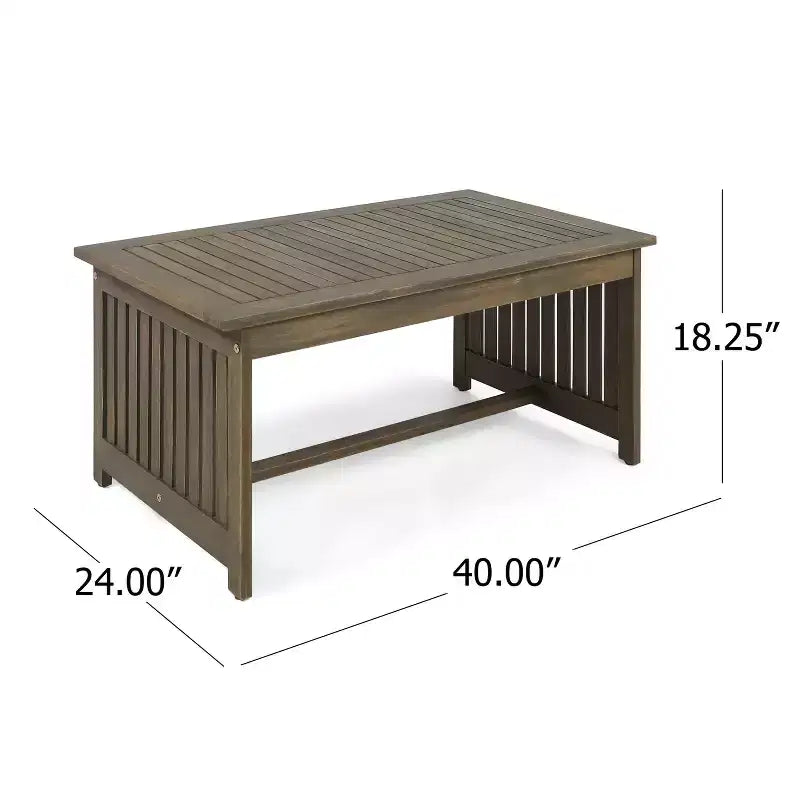 Christopher Knight Home Carolina Outdoor Acacia Wood 5 Piece Club Chair Chat Set with Cushions