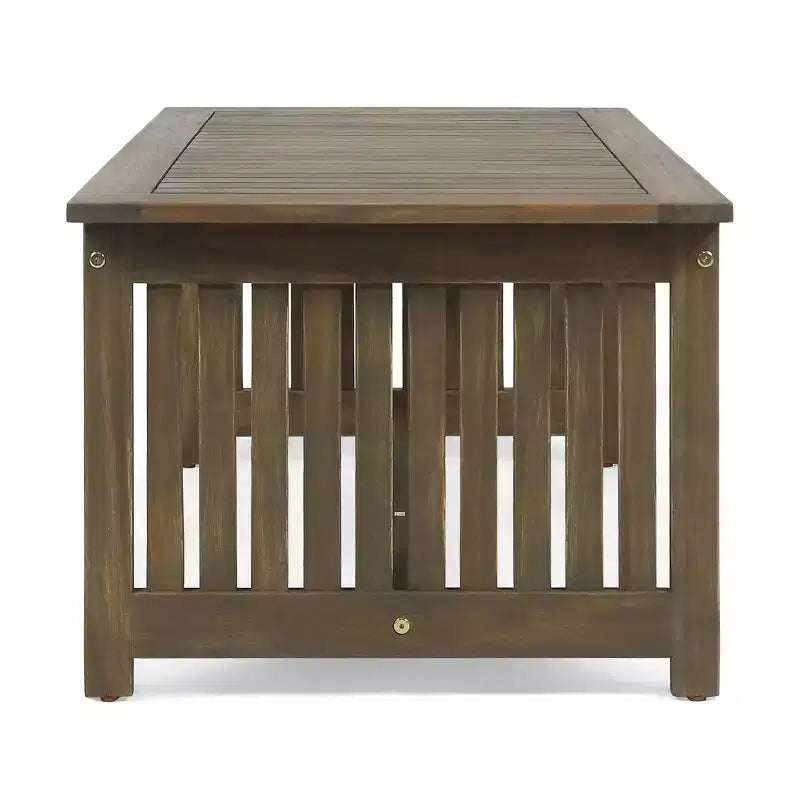 Christopher Knight Home Carolina Outdoor Acacia Wood 5 Piece Club Chair Chat Set with Cushions