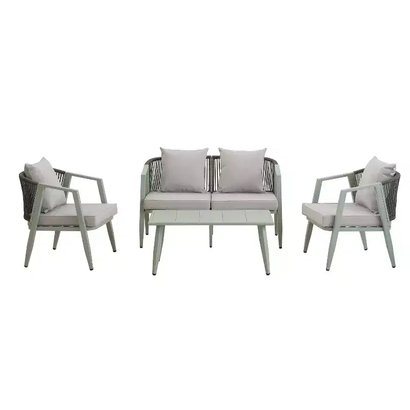 Whisen Durable and Comfortable Outdoor Seating Set,Suitable for Patios, Lawns, and Poolsides