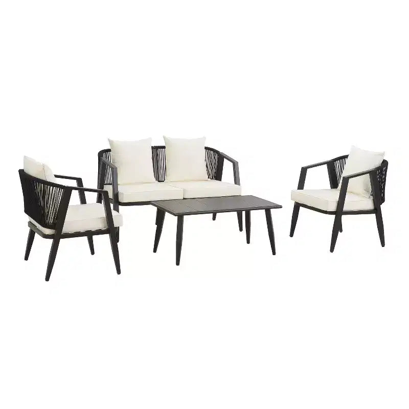 Whisen Durable and Comfortable Outdoor Seating Set,Suitable for Patios, Lawns, and Poolsides