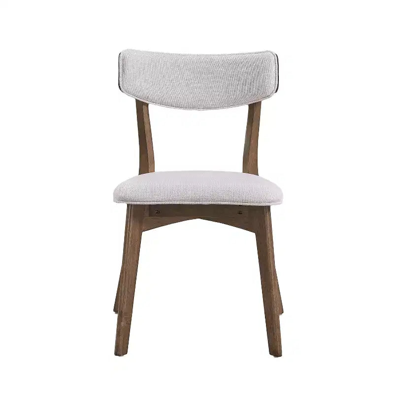 Christopher Knight Home Lara 5 Piece Mid-Century Modern Rubberwood Upholstered Dining Set