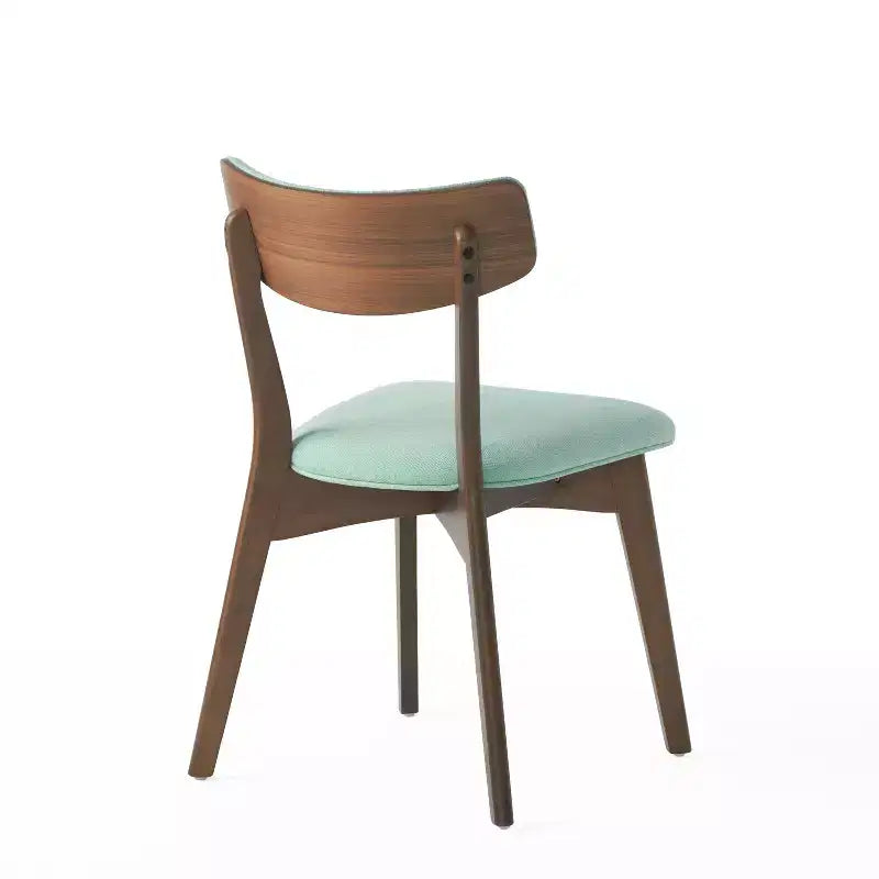 Christopher Knight Home Lara 5 Piece Mid-Century Modern Rubberwood Upholstered Dining Set