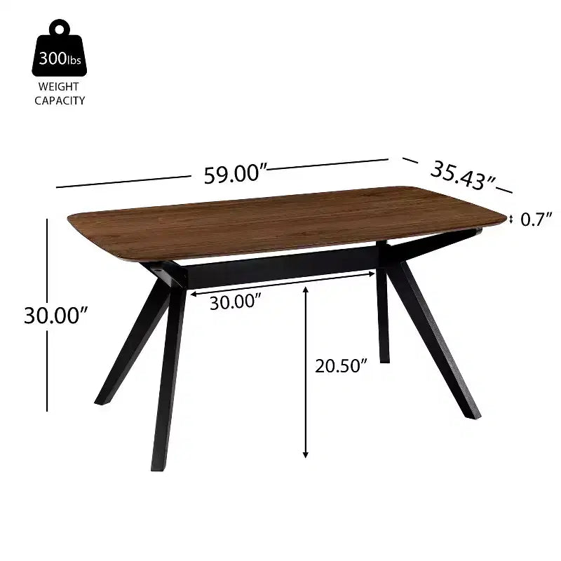 Christopher Knight Home Lara 5 Piece Mid-Century Modern Rubberwood Upholstered Dining Set