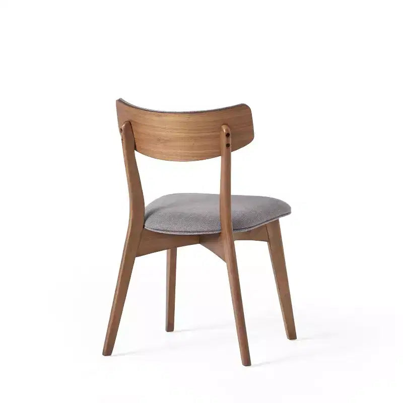 Christopher Knight Home Lara 5 Piece Mid-Century Modern Rubberwood Upholstered Dining Set