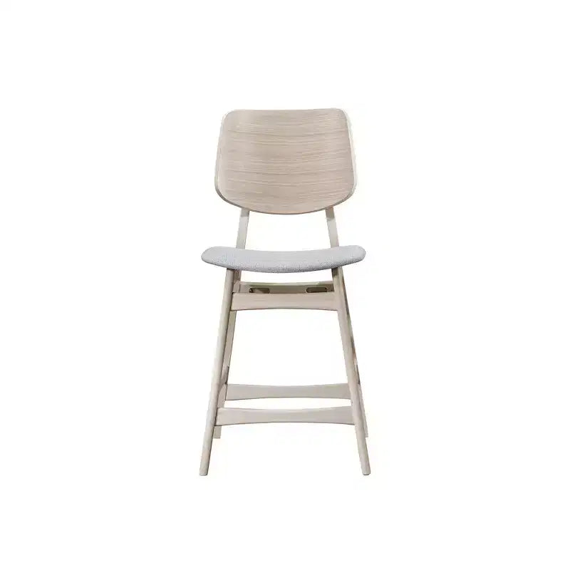 Nouvelle collection Classique, Oscar, ensemble de salle à manger 7 pièces en bois de frêne blanc