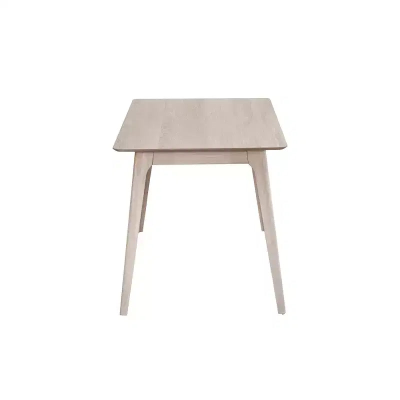 Nouvelle collection Classique, Oscar, ensemble de salle à manger 7 pièces en bois de frêne blanc