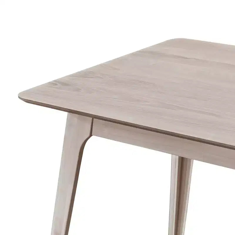 Nouvelle collection Classique, Oscar, ensemble de salle à manger 7 pièces en bois de frêne blanc