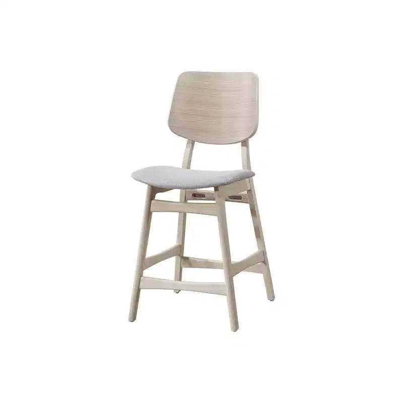 Nouvelle collection Classique, Oscar, ensemble de salle à manger 7 pièces en bois de frêne blanc