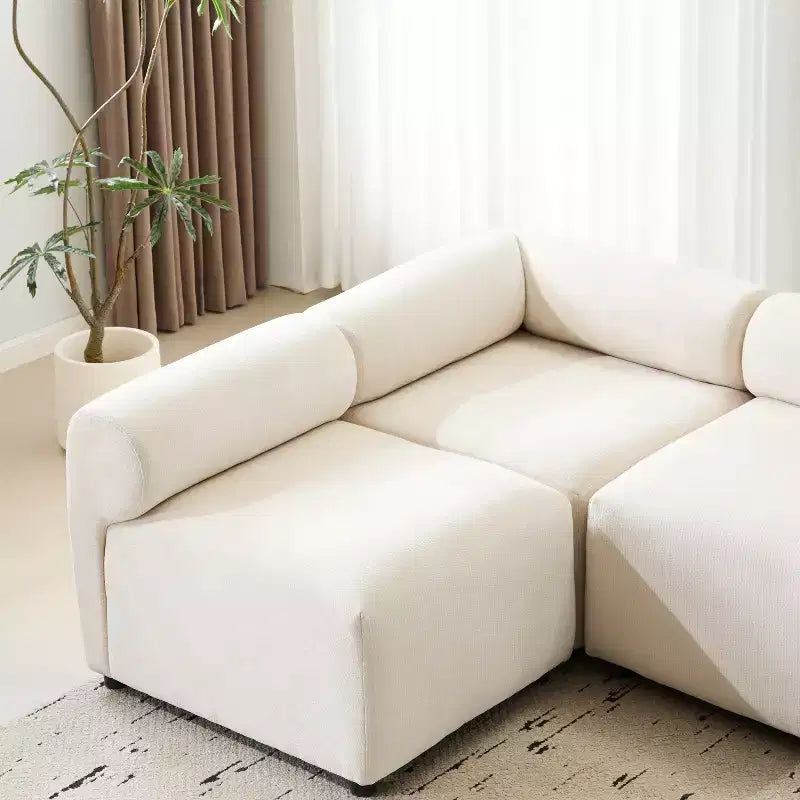 Christopher Knight Home Fermin Modern 5 Piece Modular Sectional Sofa with Rround Back