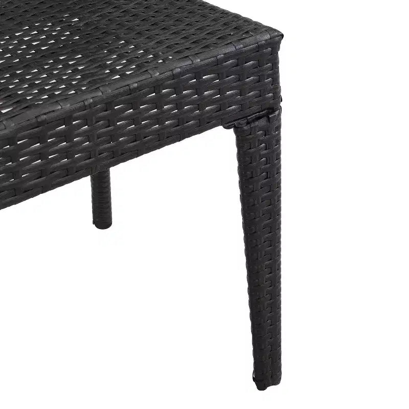 Christopher Knight Home Riggs – Salon de jardin 3 pièces en osier empilable, marron multicolore