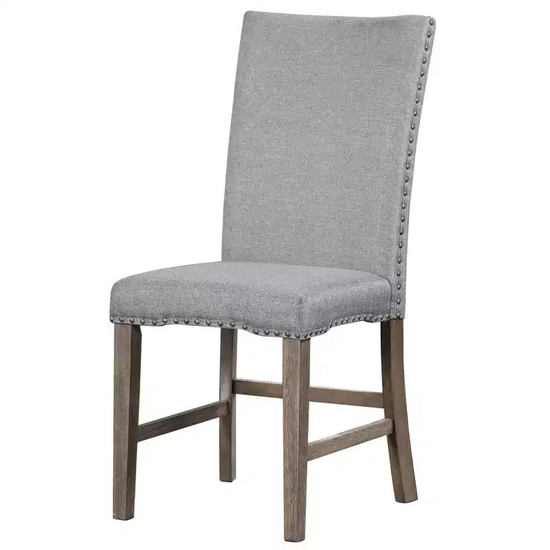 Whisen 7-Piece Dining Table Set with Upholstered Chairs and 12 Leaf