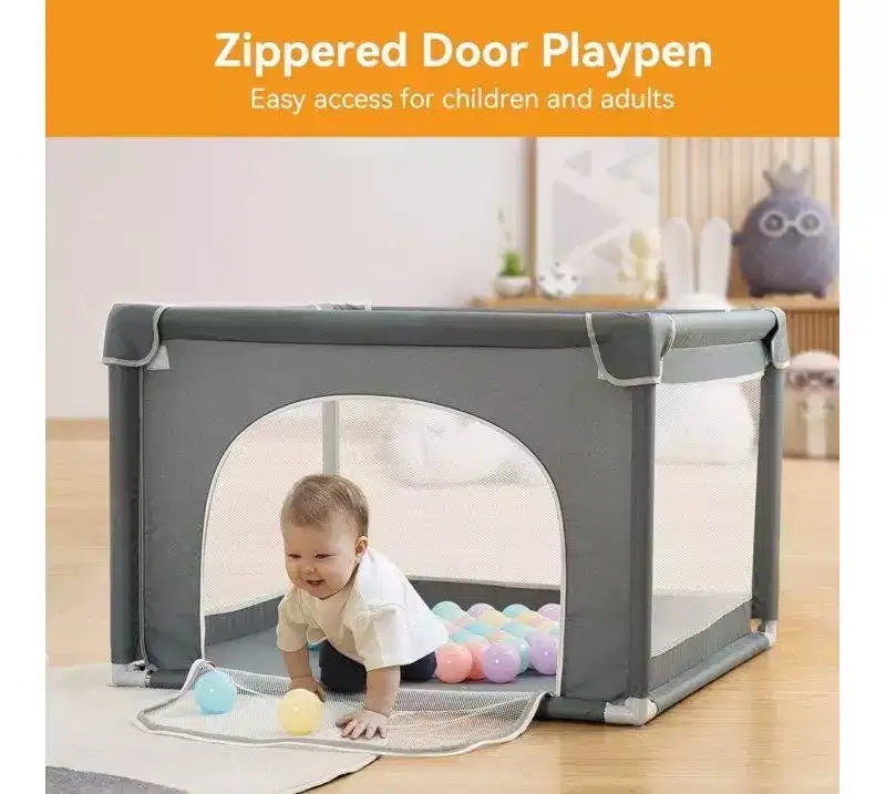 Box per Neonati a 4 Pannelli 36x36 - Box Portatile Spazioso e Sicuro