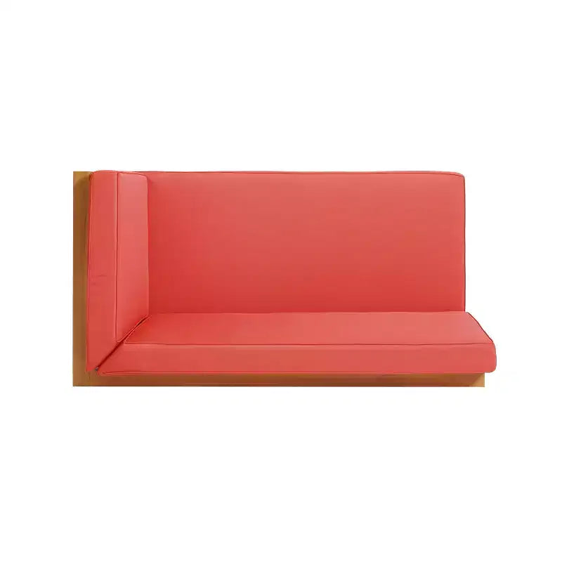 Christopher Knight Home Brava Ensemble causeuse bras droit en bois d'acacia d'extérieur et table basse avec coussin