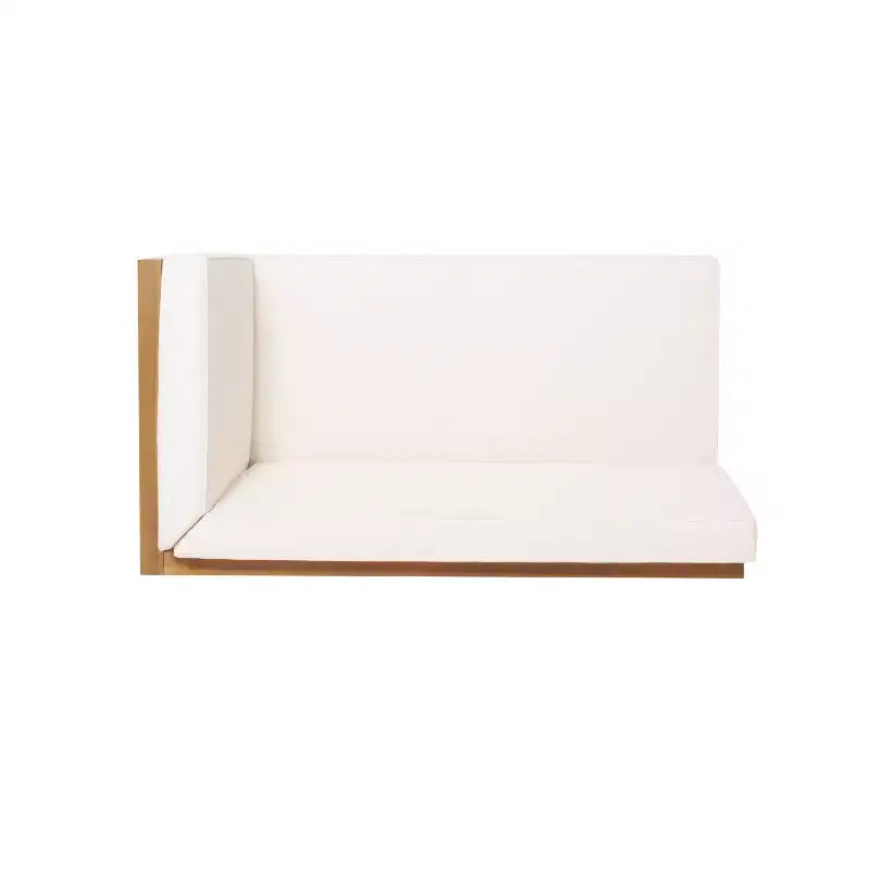 Christopher Knight Home Brava Ensemble causeuse bras droit en bois d'acacia d'extérieur et table basse avec coussin