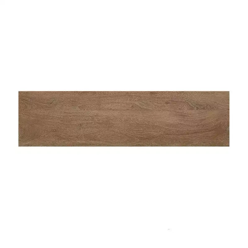 Panca da 84 cm con seduta a sella e struttura angolata, in legno di acacia sabbiato