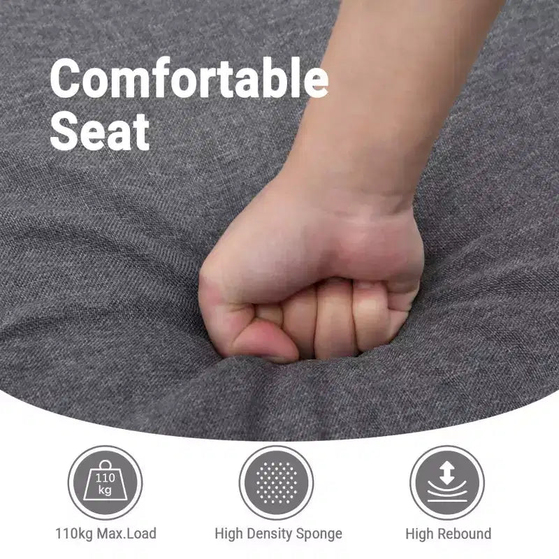 Poltrona Reclinabile in Moderno Tessuto Marrone - Elevato Comfort, Schienale e Poggiapiedi Regolabili, Imbottitura Spessa, Rivestimento Resistente con Tasca Laterale