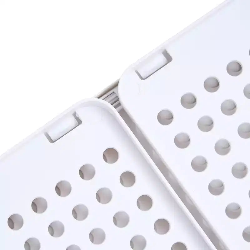 Organizzatore per armadio a 4 ripiani in plastica, cassetti impilabili per maglioni, organizer pieghevole per guardaroba, grigio