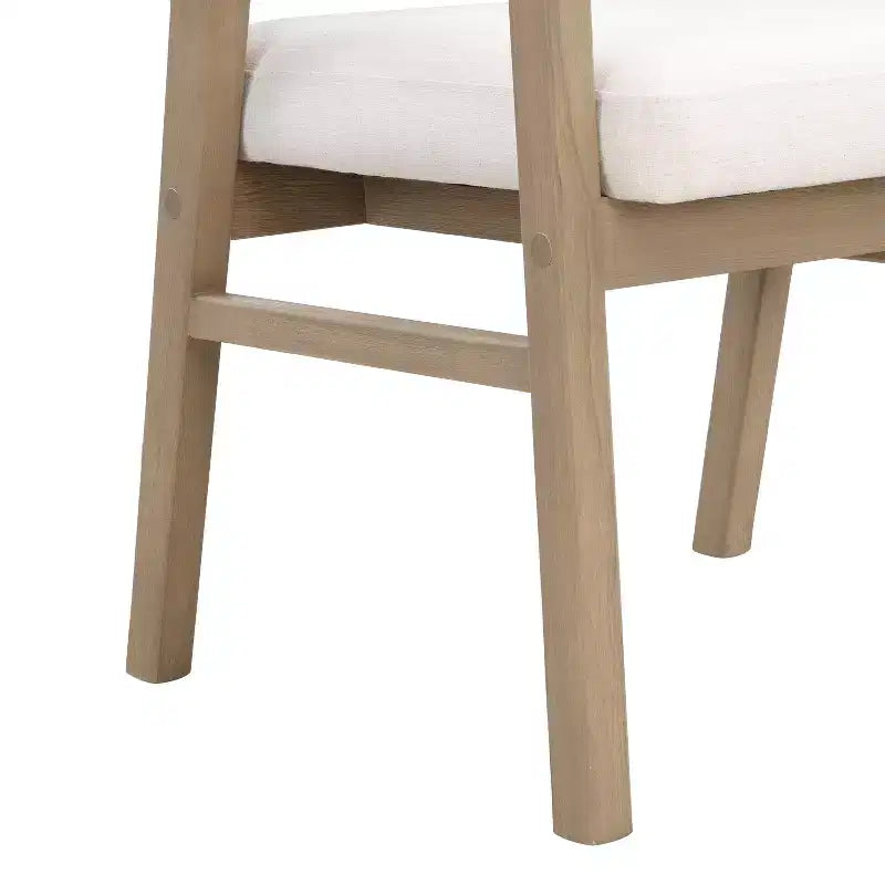 Christopher Knight Home Gween Farmhouse 7 Piece Dining Set with Rubberwood Upholstered Rattan Chairs