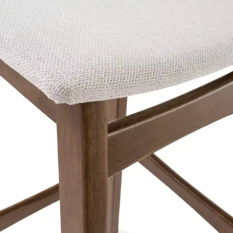 GDFStudio Elise Mid-Century Modern Fabric Upholstered 5 Piece Bar Set