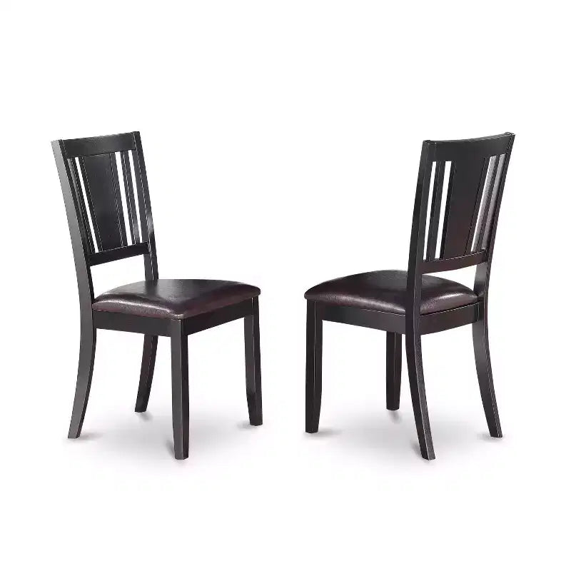 HomeStock Belmont Kitchen Nook Dining Set - Dining Table And Kitchen Chairs, Black