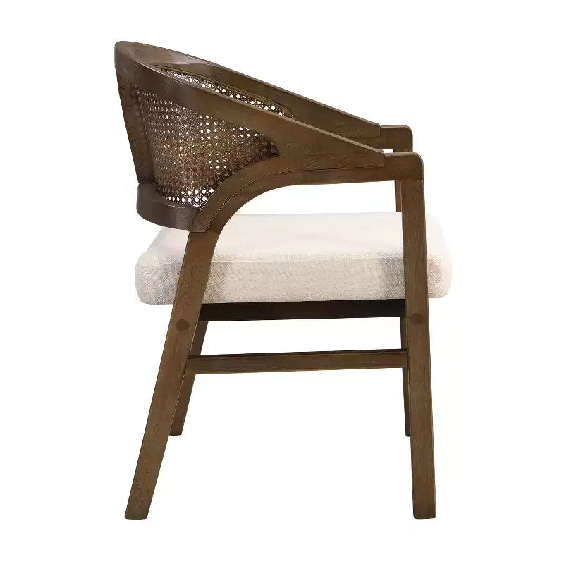 Christopher Knight Home Grace Contemporary 7 Piece Rubberwood Rattan Upholstered Dining Set with Oversized Rectangular Table