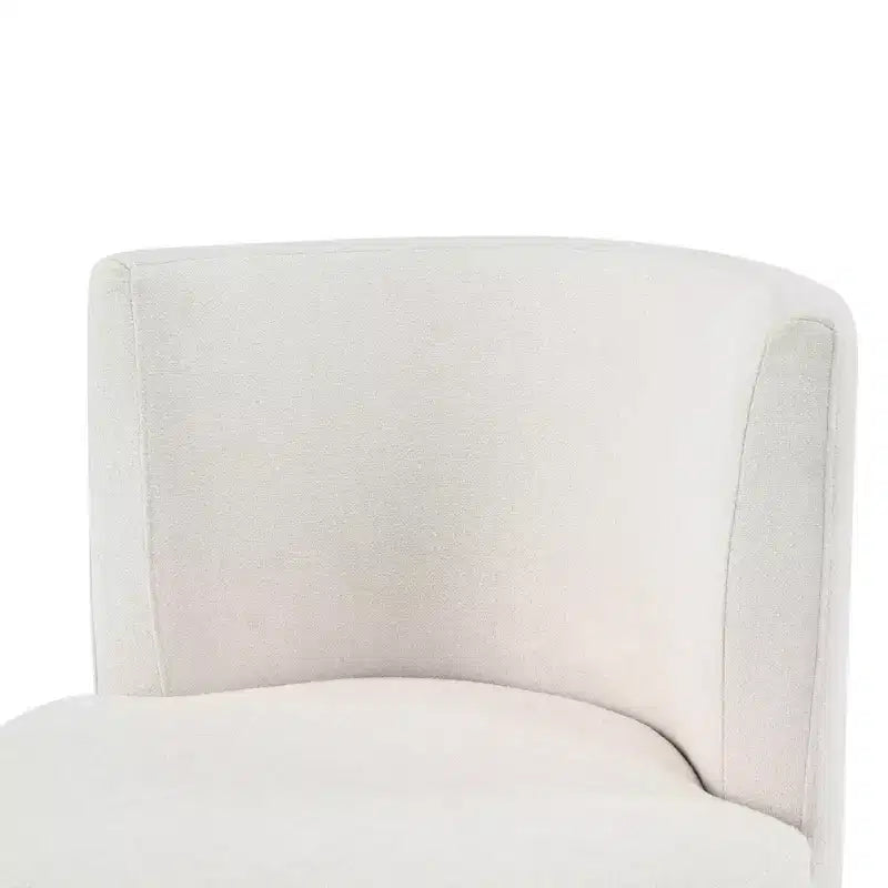 Christopher Knight Home Morrick 5 Piece Mid-Century Modern Swivel Upholstered Dining Chairs with Rubberwood Dining Table
