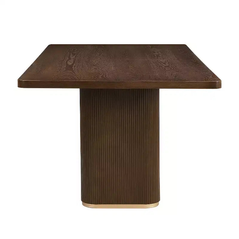 Christopher Knight Home Althara Contemporary 7 Piece Rattan Rubberwood Upholstered Dining Set with Oversized Table