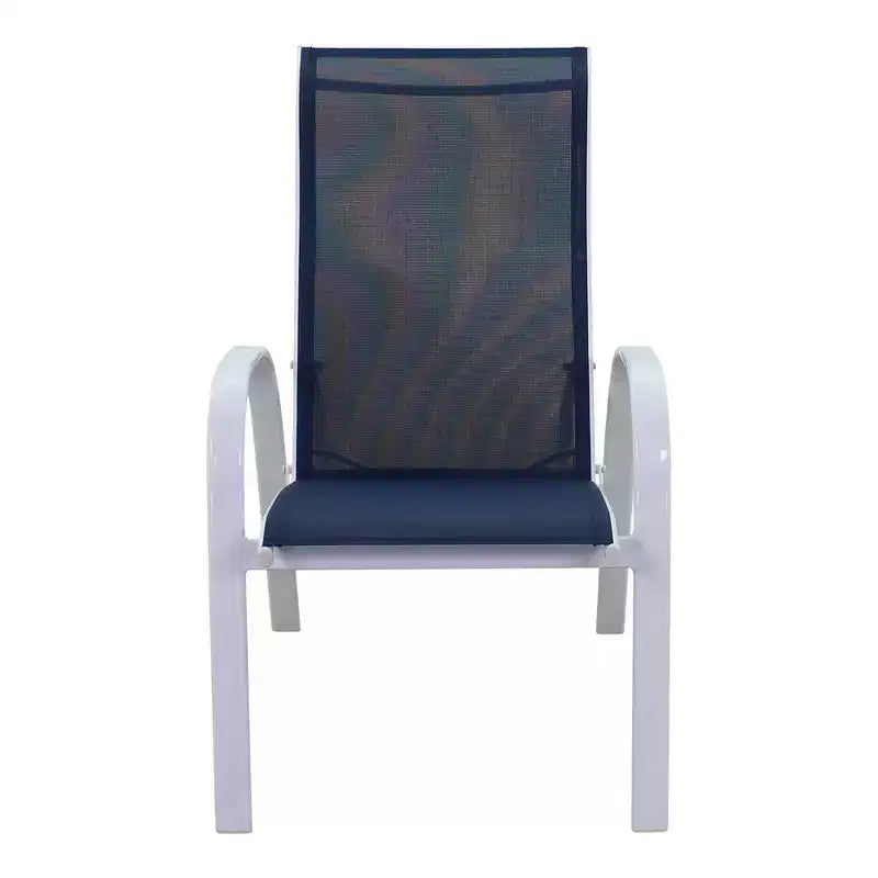 Courtyard Casual Santa Fe 3 pc Reclining Set Includes one 20 End Table and two Reclining Sling Chairs