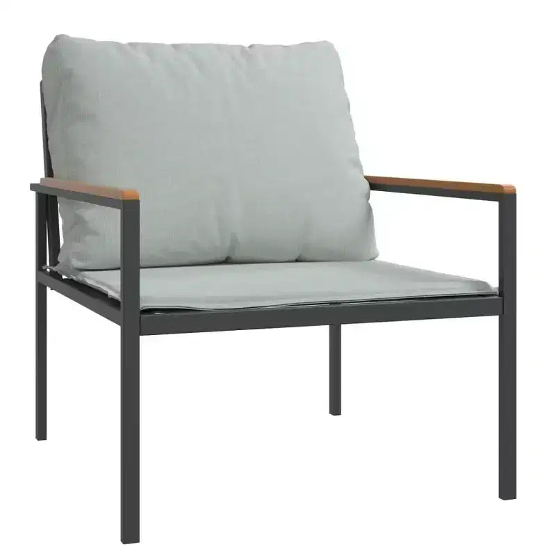 vidaXL Garden Lounge Set Anthracite, Light Grey