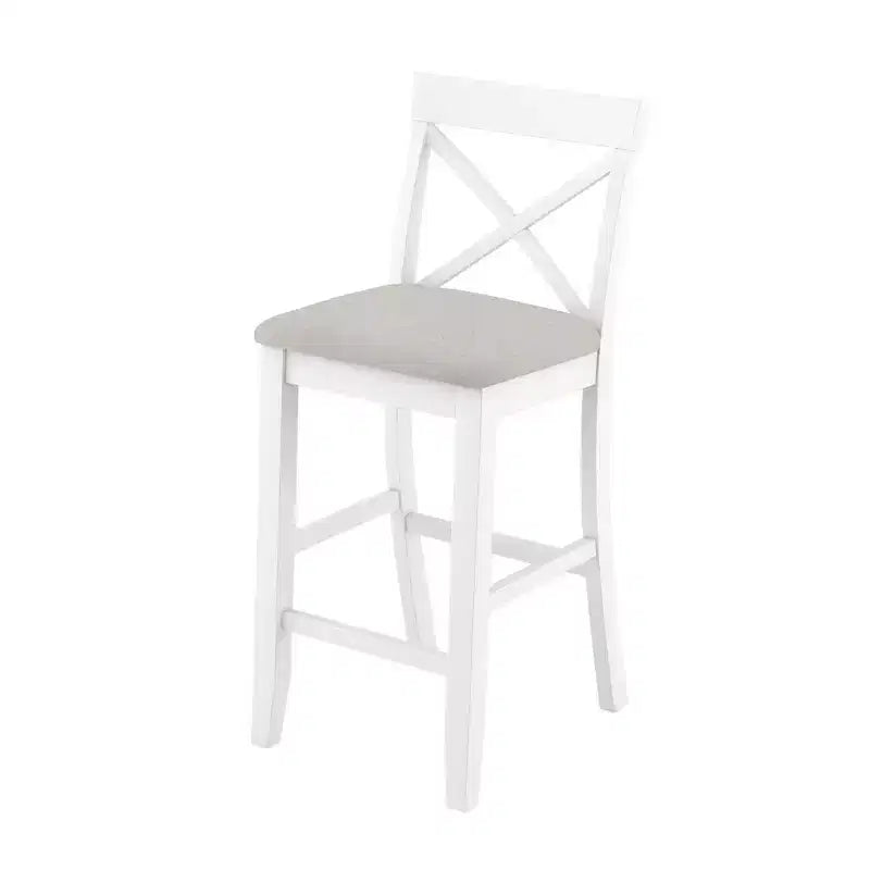 Whisen Farmhouse 48 Wood Dining Set with 2 Chairs