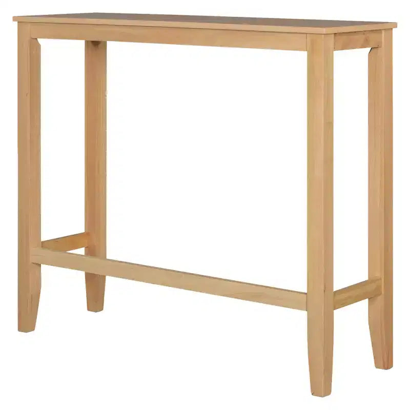 Whisen Farmhouse 48 Wood Dining Set with 2 Chairs