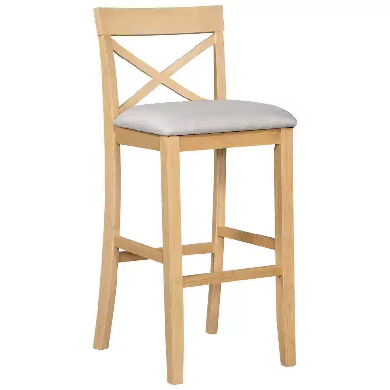 Whisen Farmhouse 48 Wood Dining Set with 2 Chairs